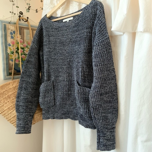 VICTORIA’S SECRET knitted Cotton Sweater With Pockets Size Medium / 100% Cotton. - Picture 9 of 17